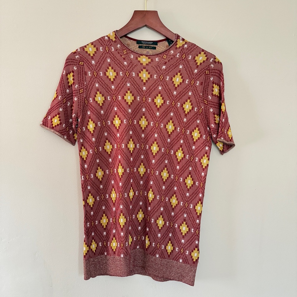 Scotch and Soda Metallic Trim Top